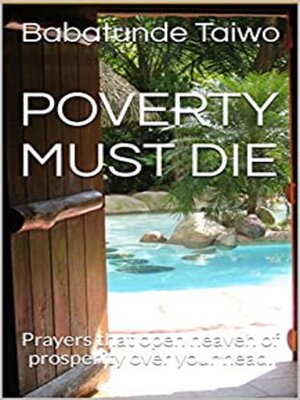 cover image of POVERTY MUST DIE